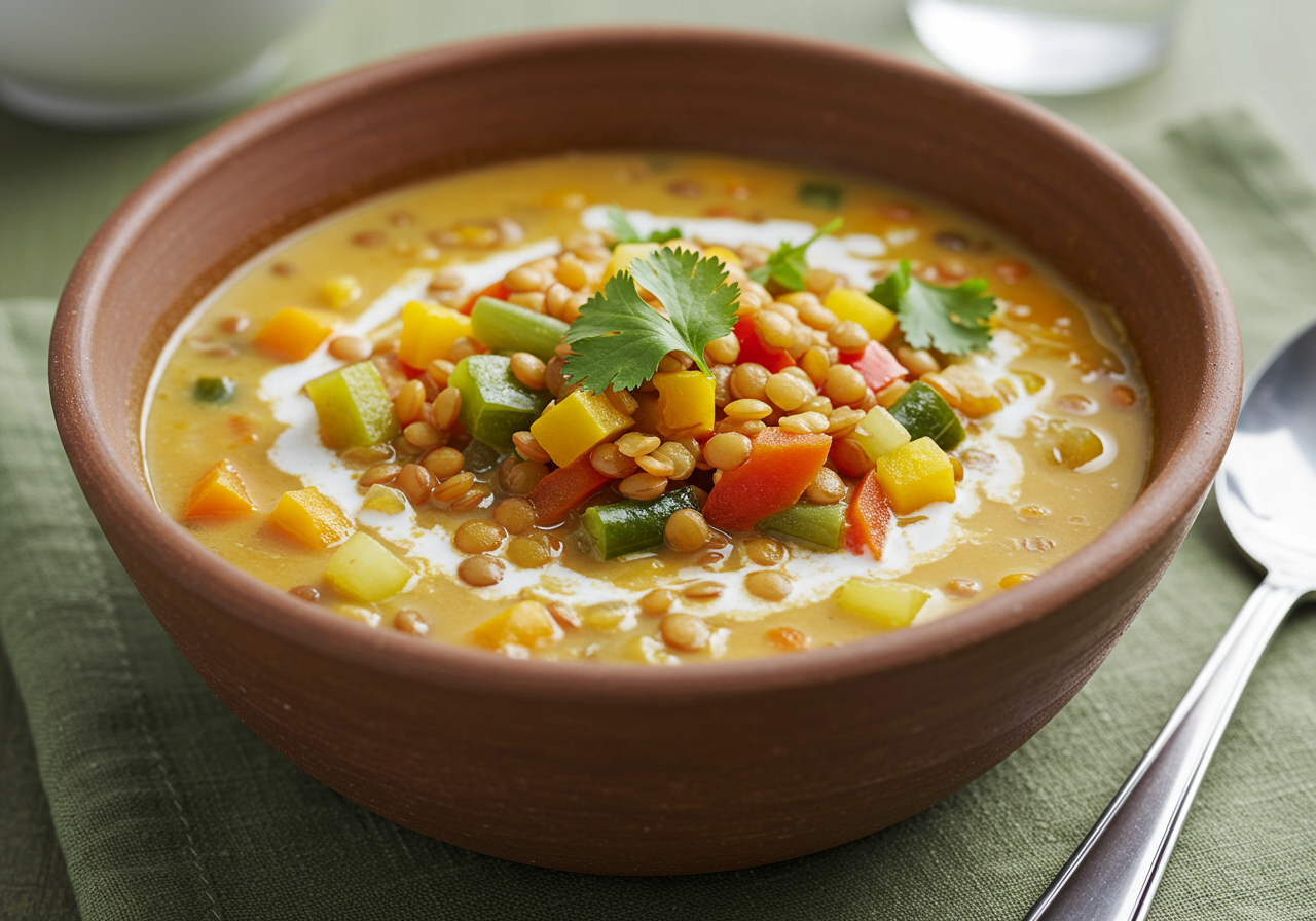 Thai Coconut Curry Lentil Soup