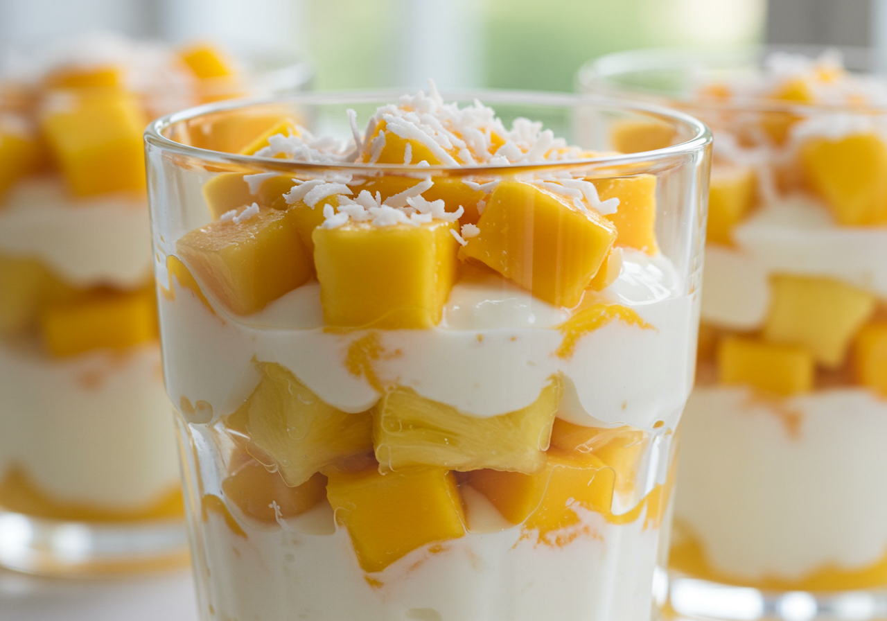 Tropical Yogurt Parfaits