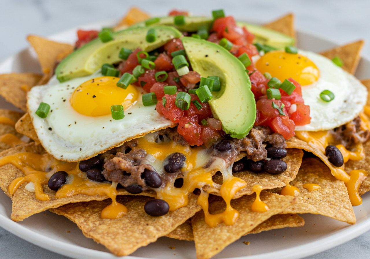 Organic Tortilla Chip Breakfast Nachos
