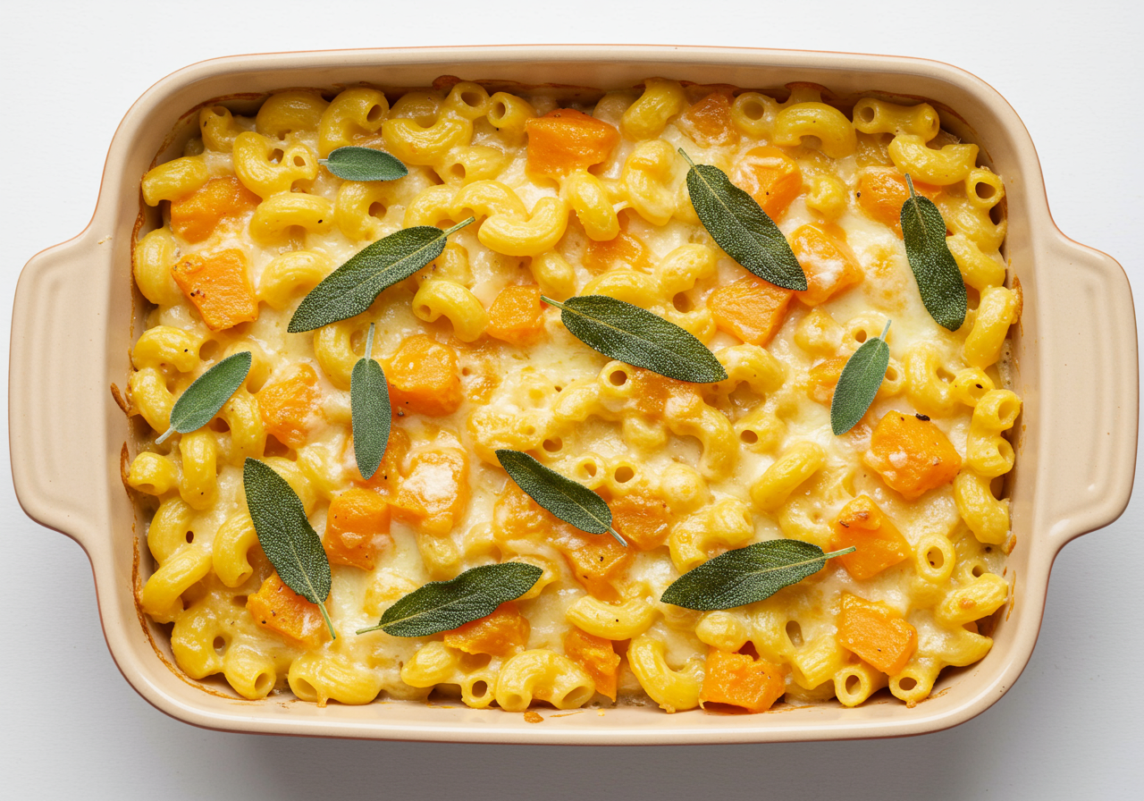 Butternut Squash Mac and Cheese with Sage