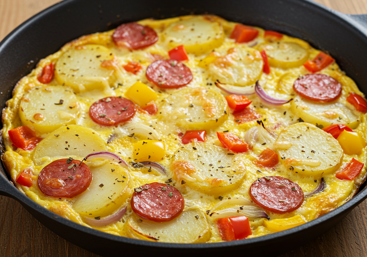 High-Protein Italian Potato & Egg Frittata