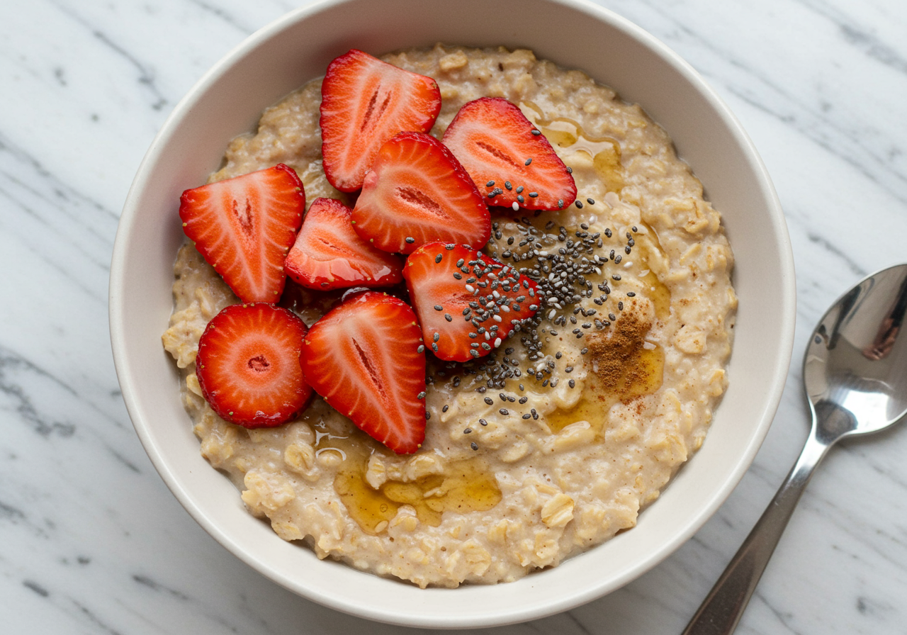 Dairy-Free Gluten-Free Oatmeal with Berries