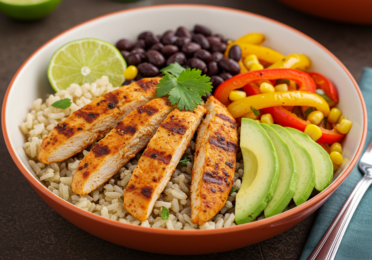 Chicken Fajita Bowls