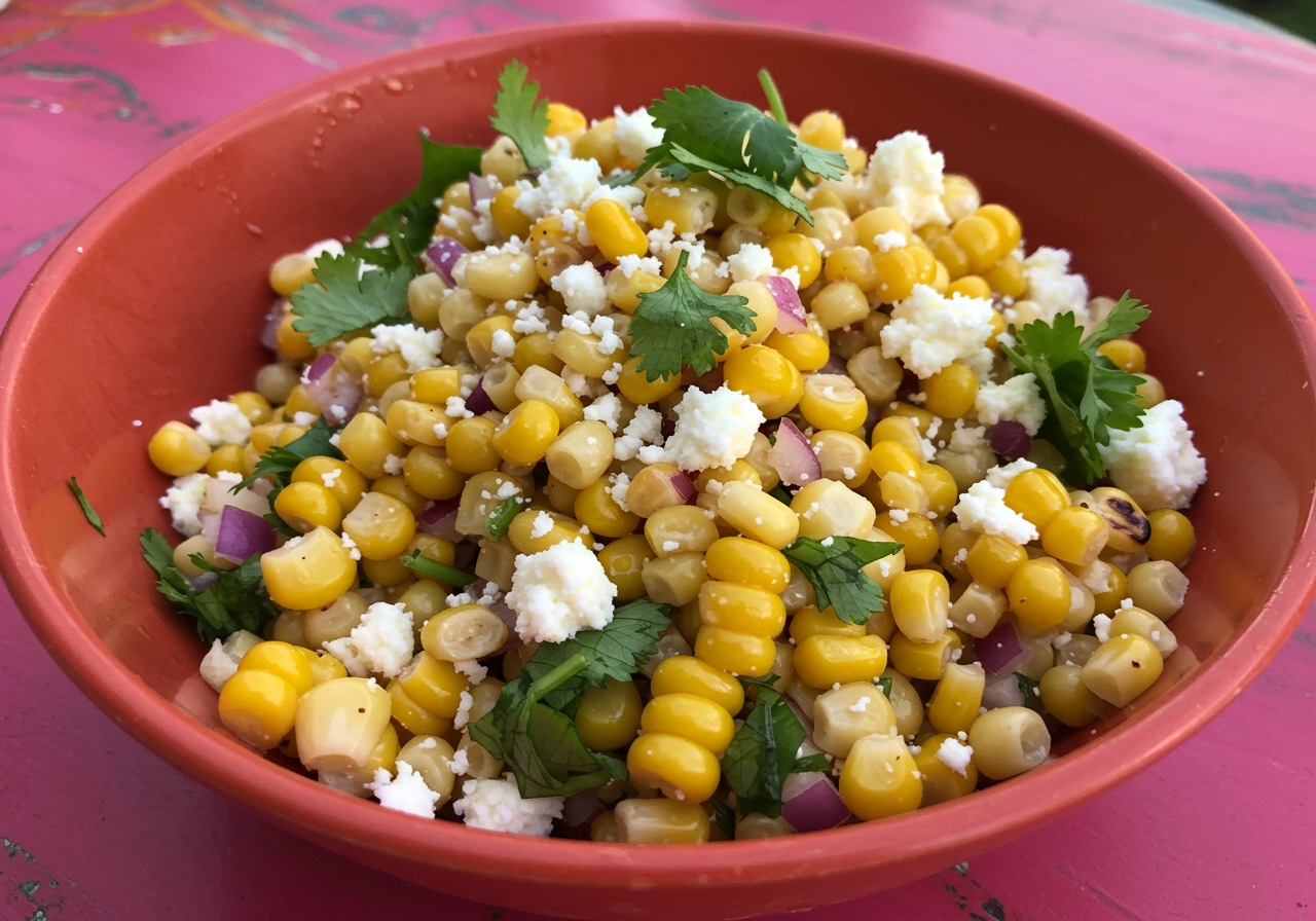 Mexican Street Corn Salad (Esquites)