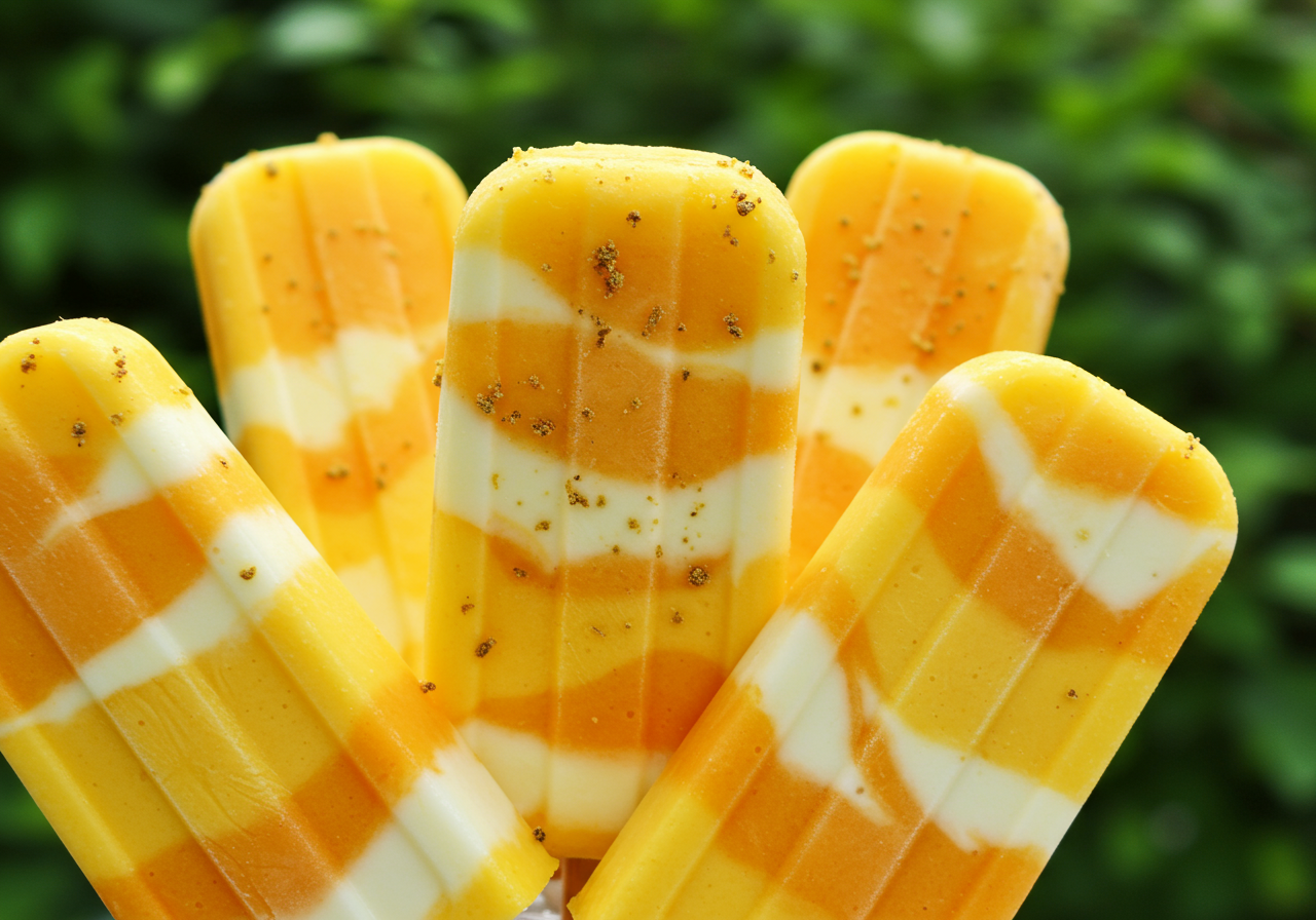 Mango Lassi Popsicles (Indian)