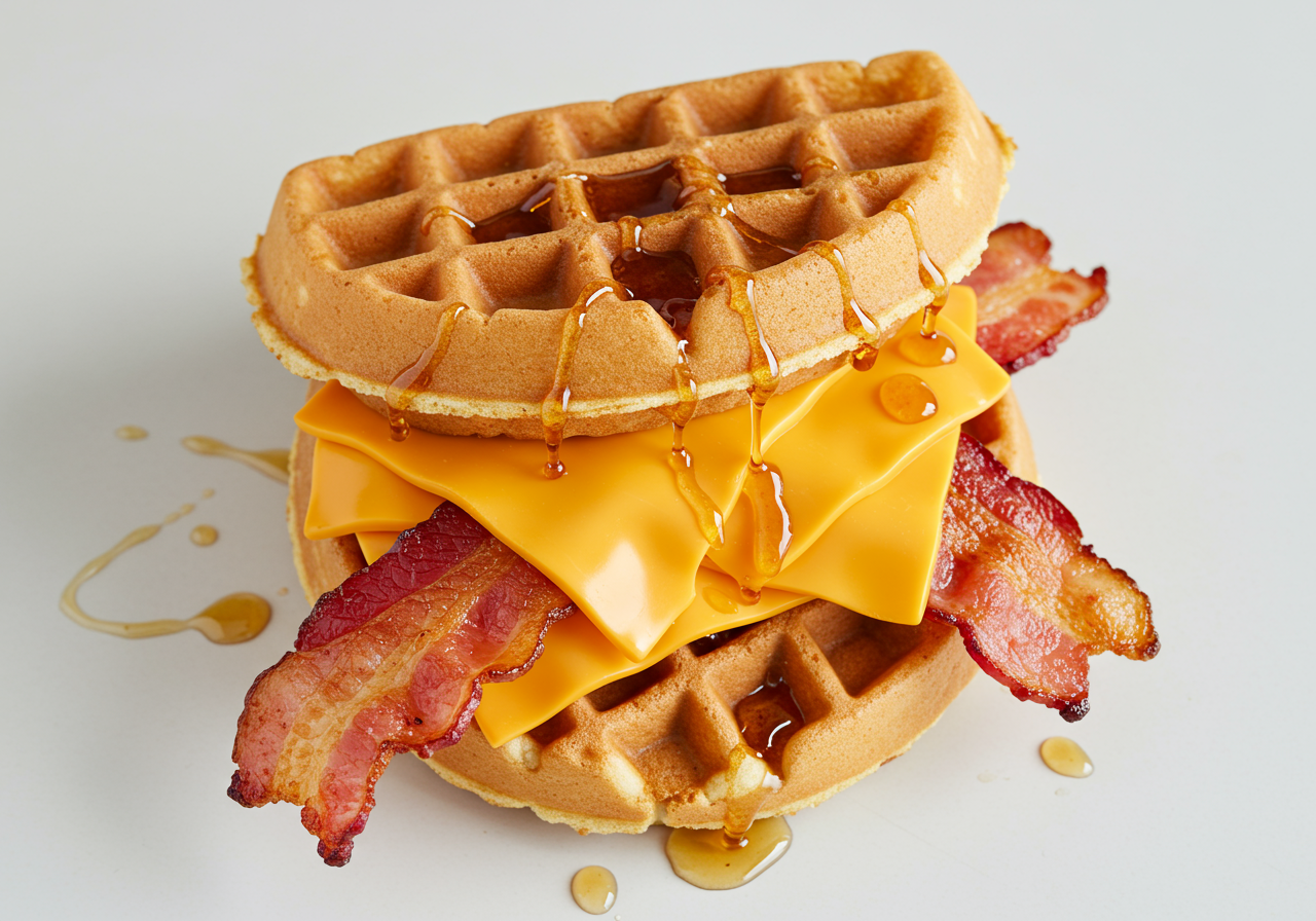 Eggo Waffle Breakfast Sandwich