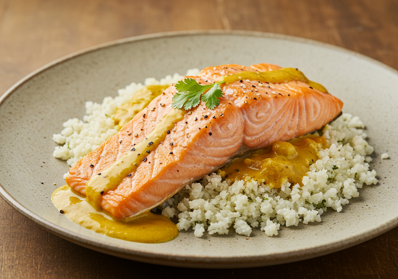 Coconut Curry Salmon