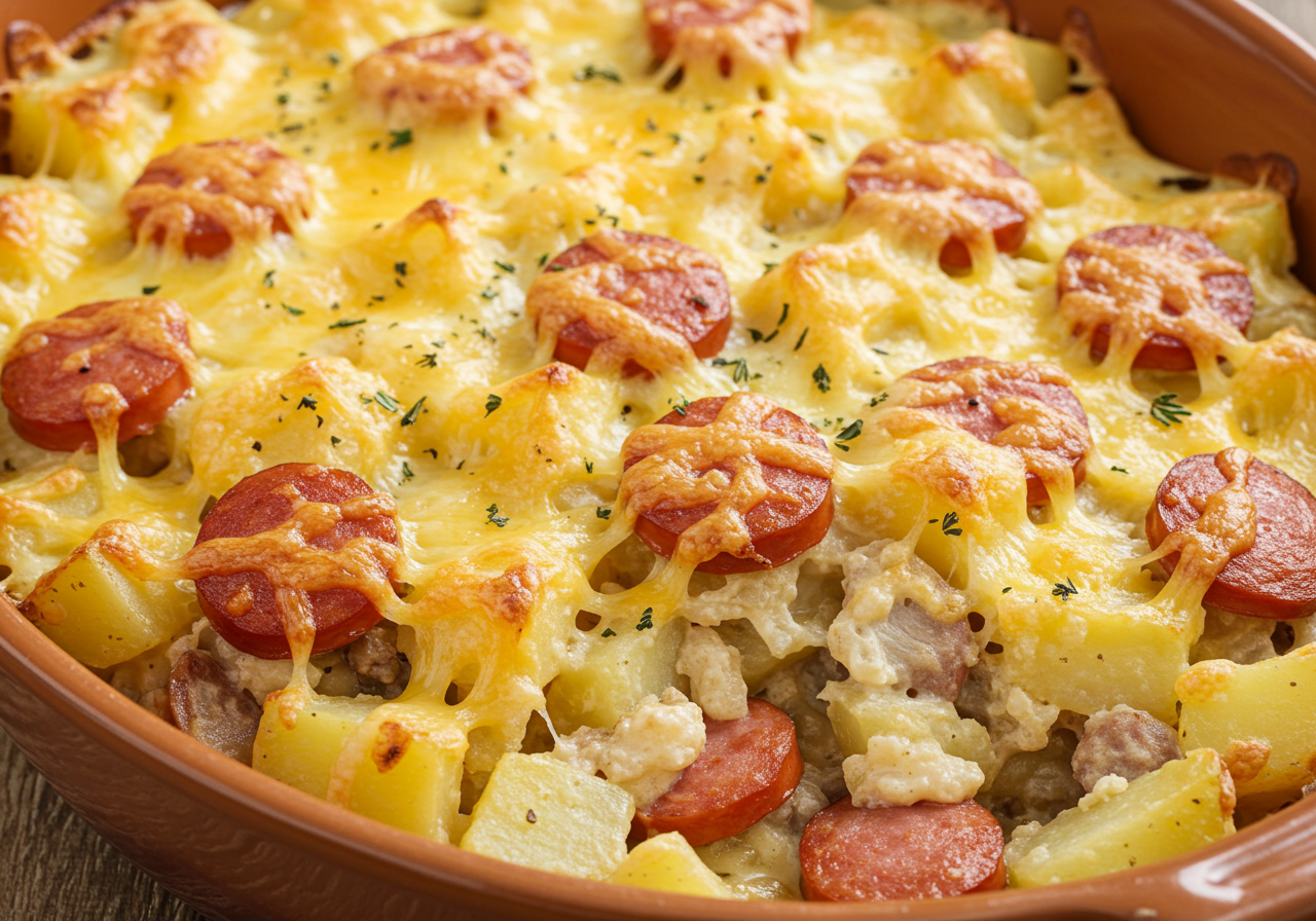 Sausage and Soup Casserole