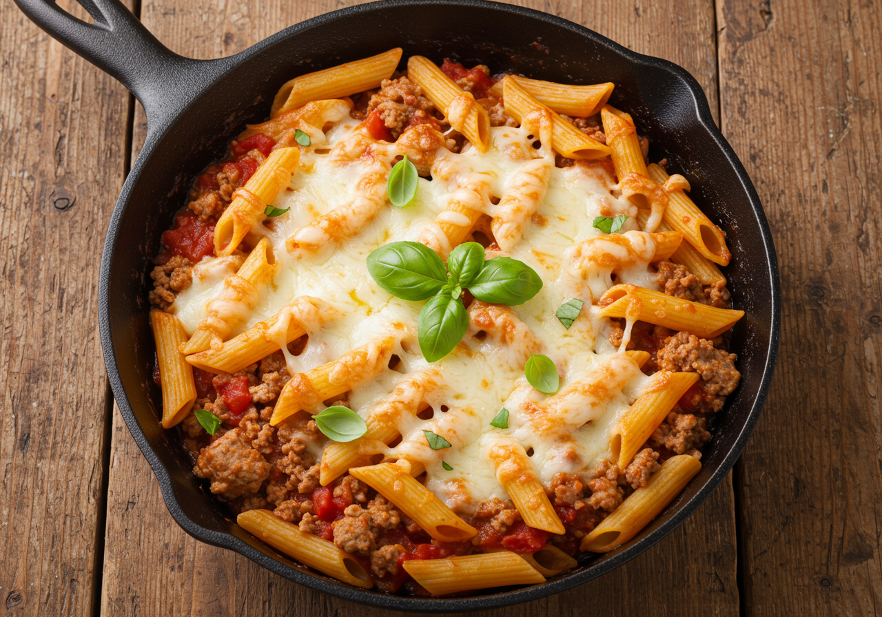 Speedy Skillet Lasagna