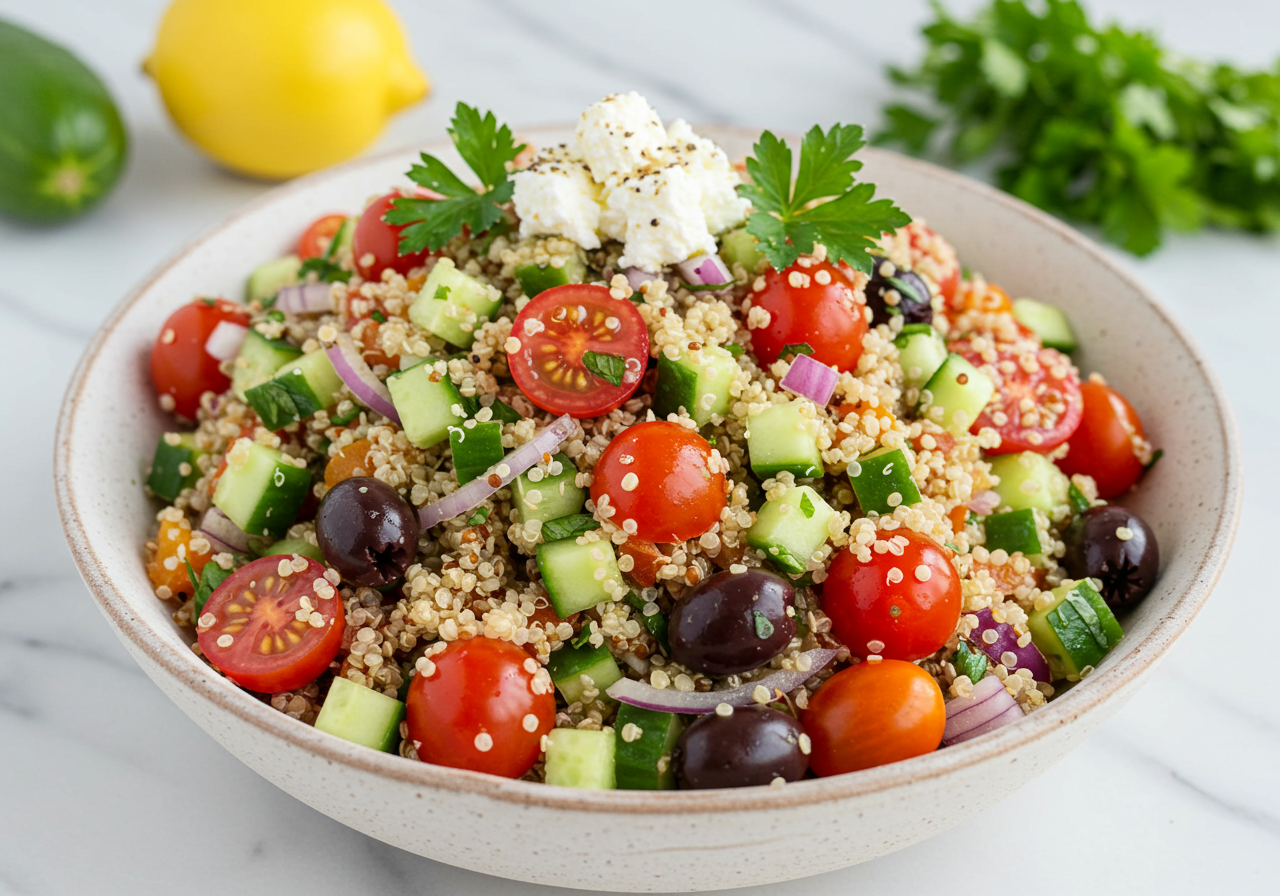 Mediterranean Quinoa Salad