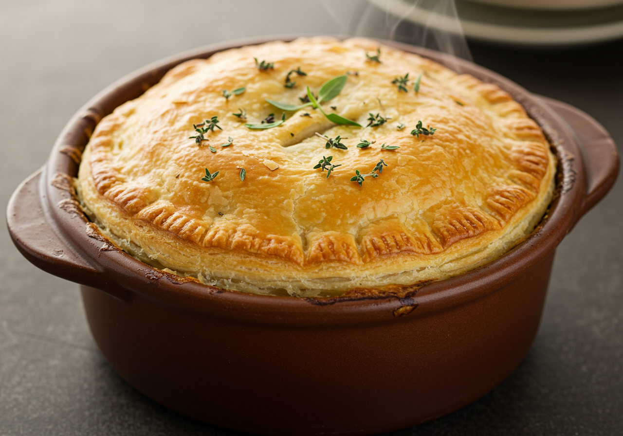 Chicken and Mushroom Pot Pie