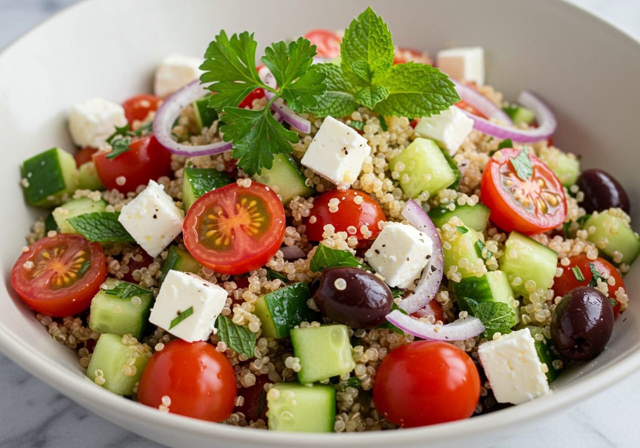 Mediterranean Quinoa Salad