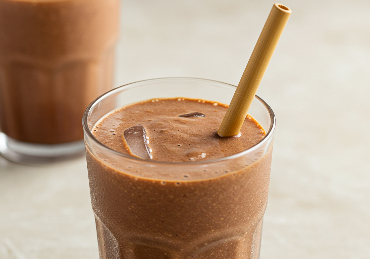 Cacao powder smoothie