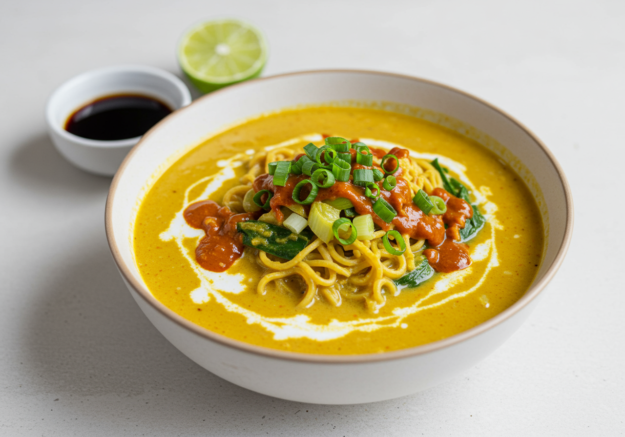 Curry Coconut Noodle Soup