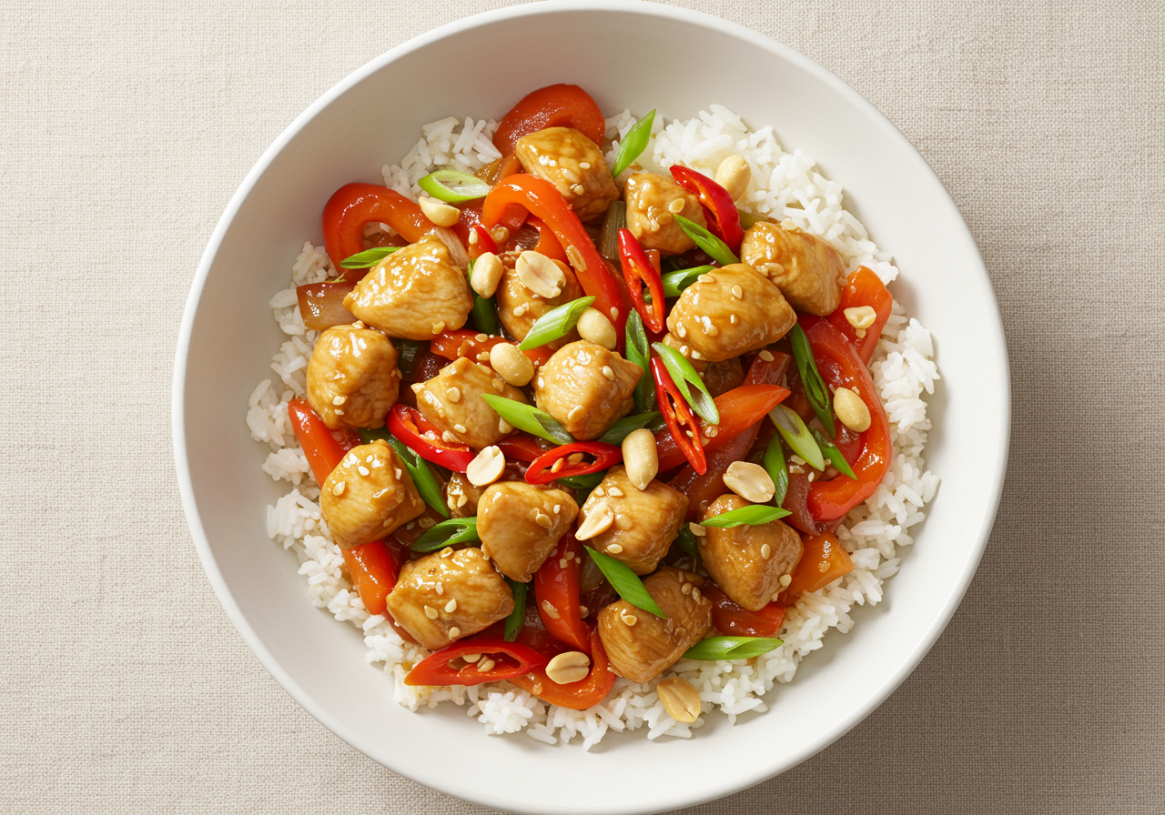 Kung Pao Chicken with Peanuts