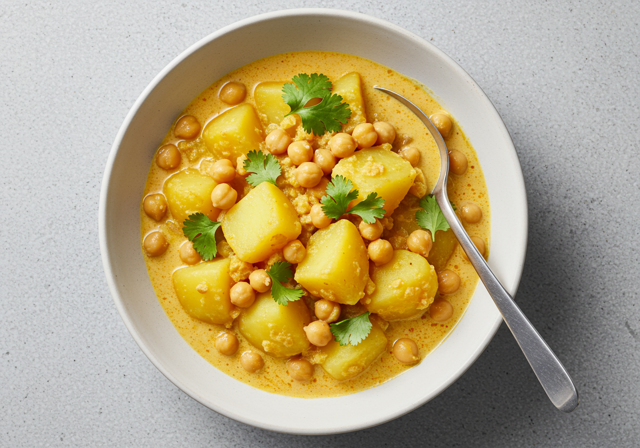 Thai Potato & Chickpea Curry