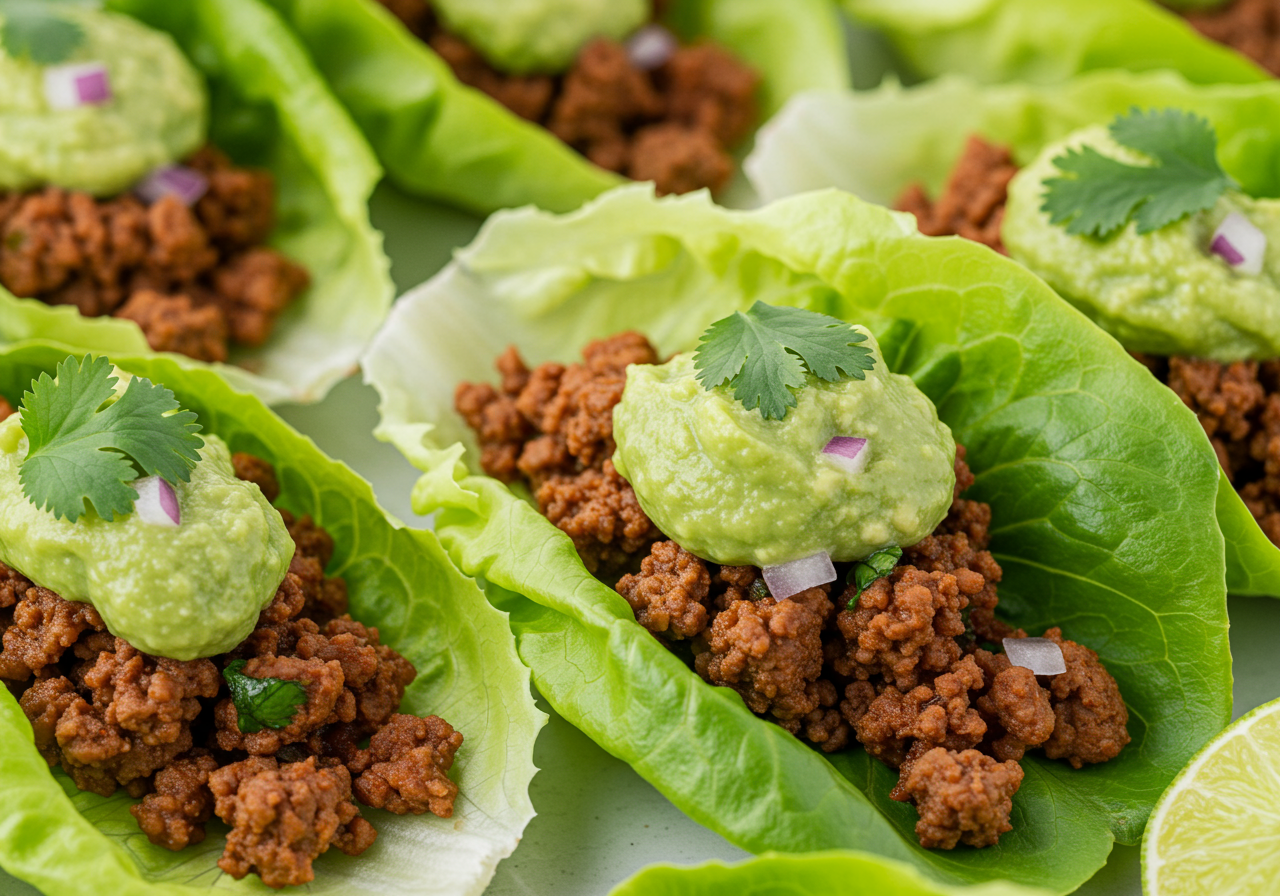Turkey and Avocado Lettuce Wraps