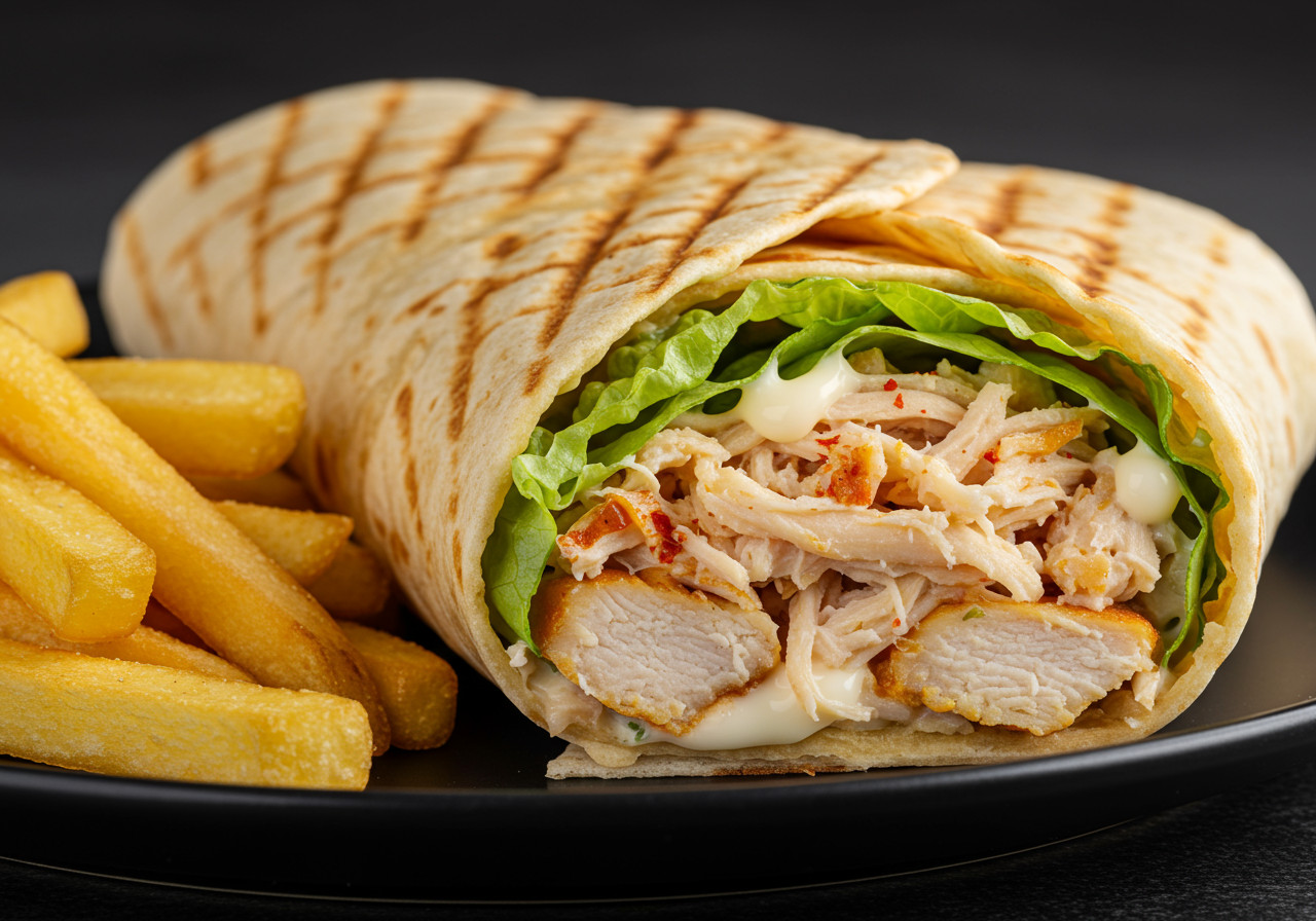 Creamy Chicken & Superfries Wrap