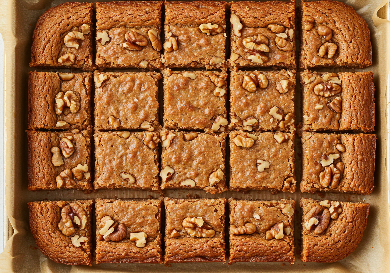 Maple & Walnut Blondies (Canadian)