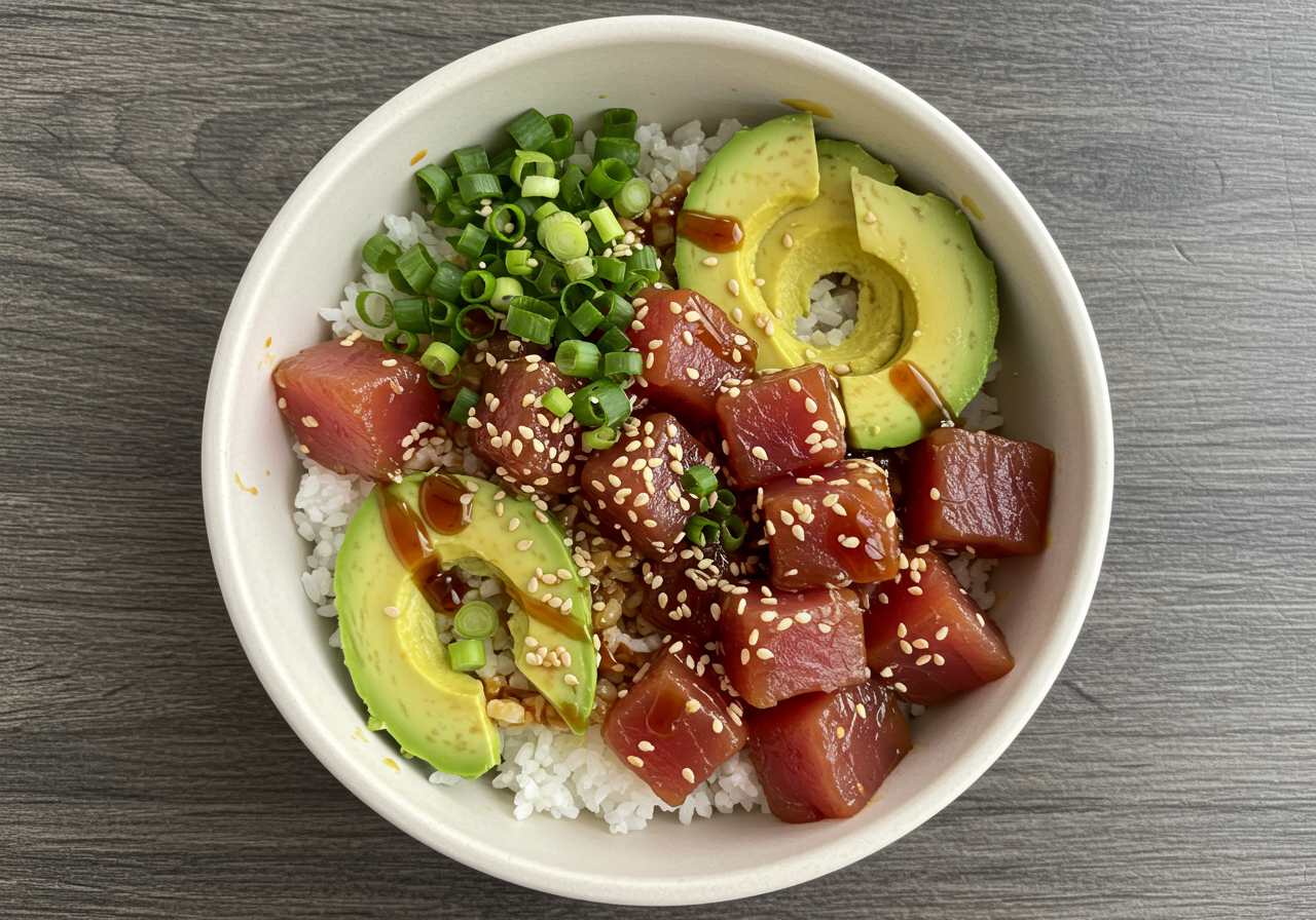 Tuna Poke Rice Bowls