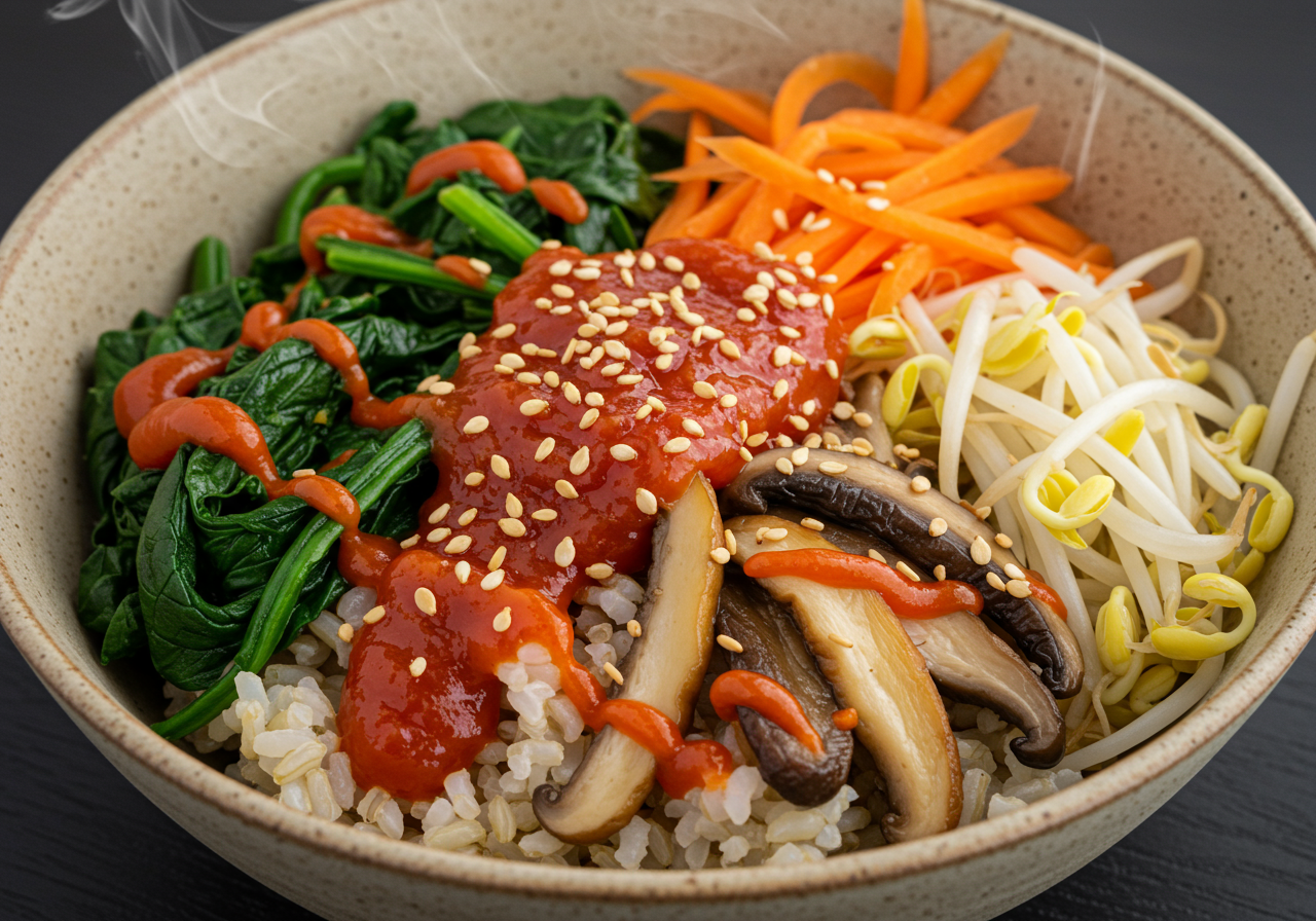 Korean Bibimbap Bowl