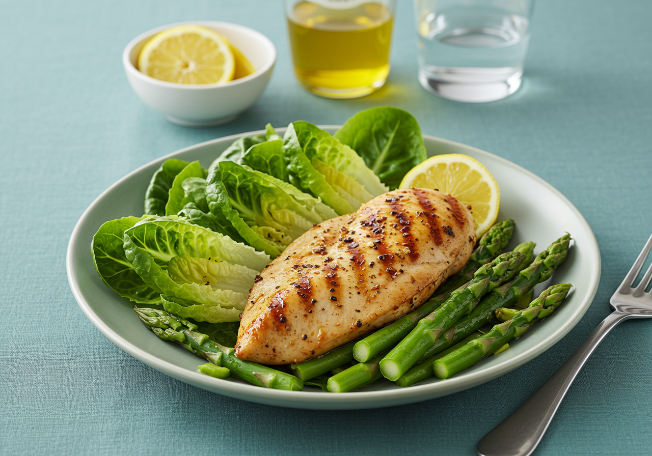 Chicken Breast and Asparagus Salad