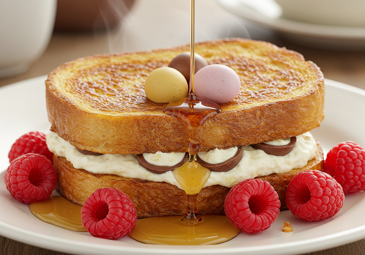 Cadbury Stuffed French Toast