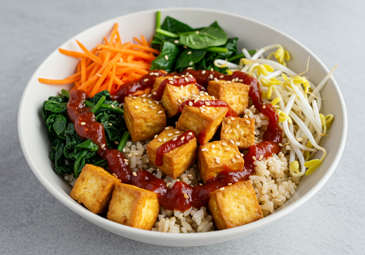Korean Bibimbap Bowls (GF, DF, Vegetarian)