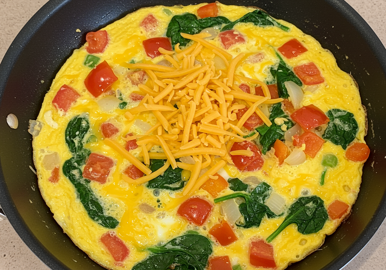 Rainbow Veggie Scramble