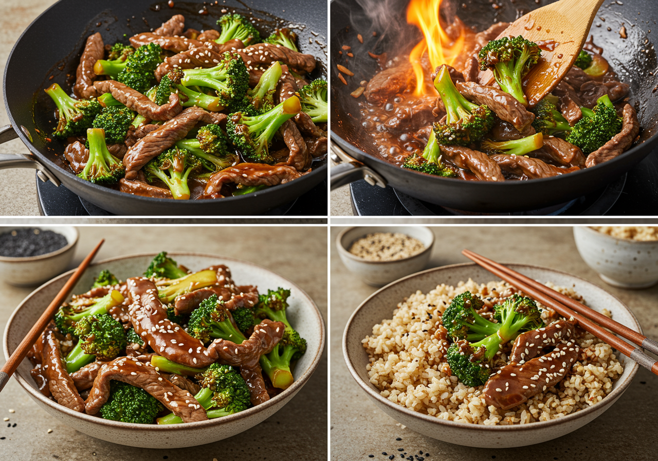 Korean Beef and Broccoli Stir-Fry