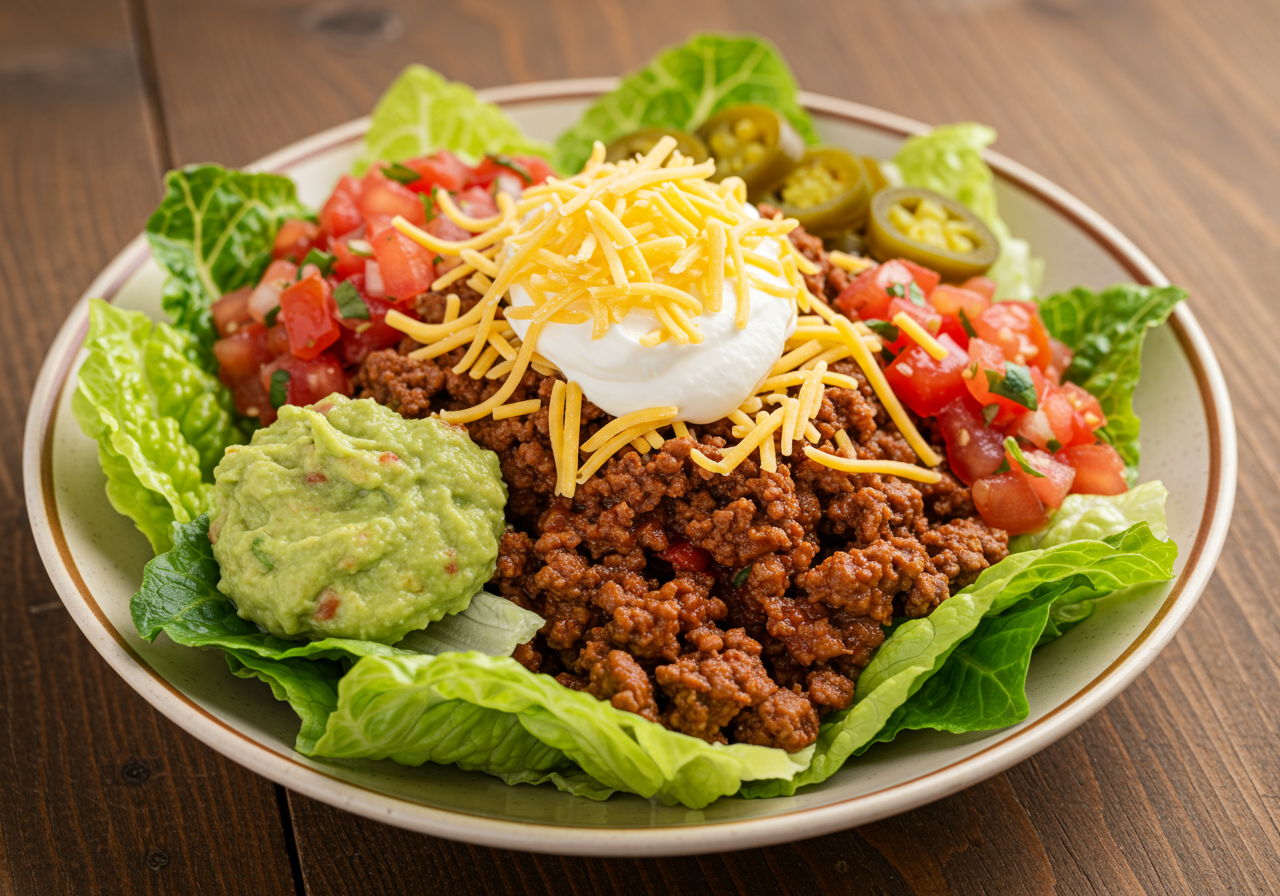 Keto-Friendly Taco Salad