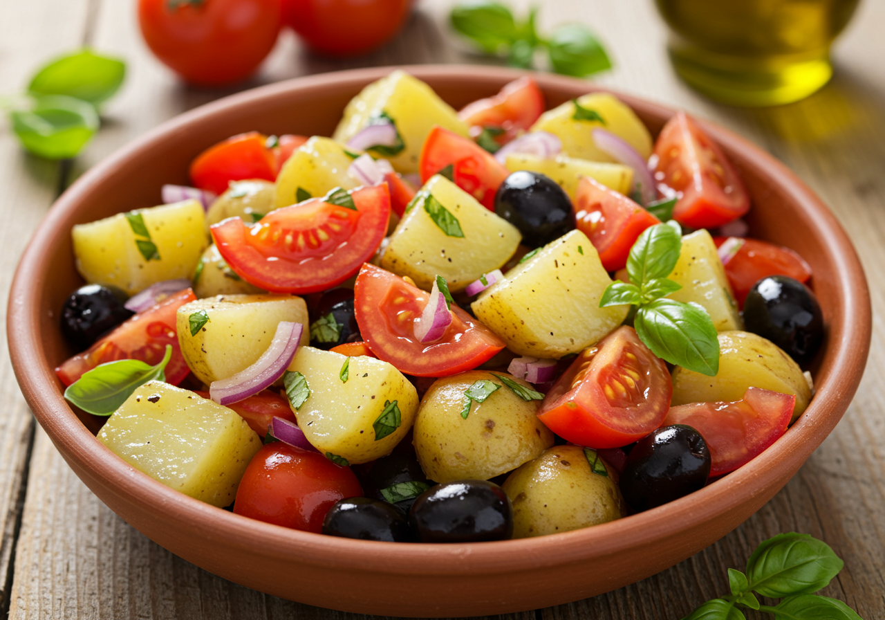 Italian Tomato & Potato Salad