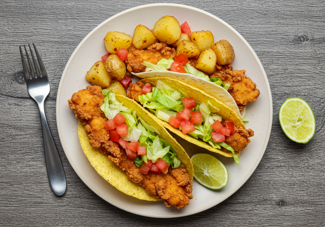Taco Truck Crispy Chicken Taco Meal