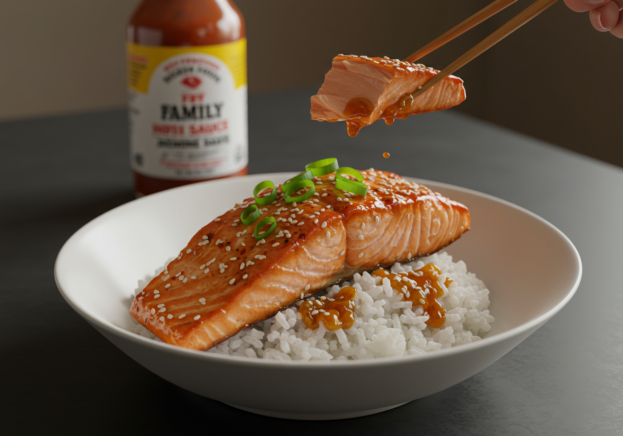 High-Protein Salmon Donburi