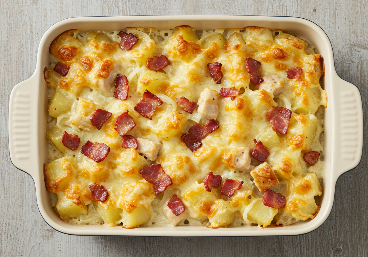 Canadian Chicken and Potato Bake