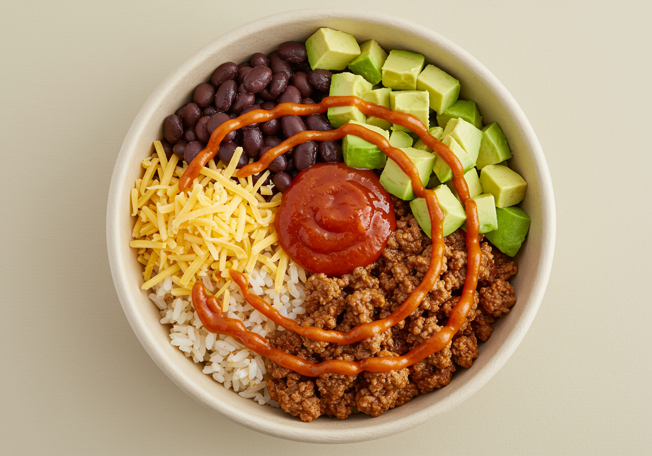 Quick Taco Bowls with Ground Beef