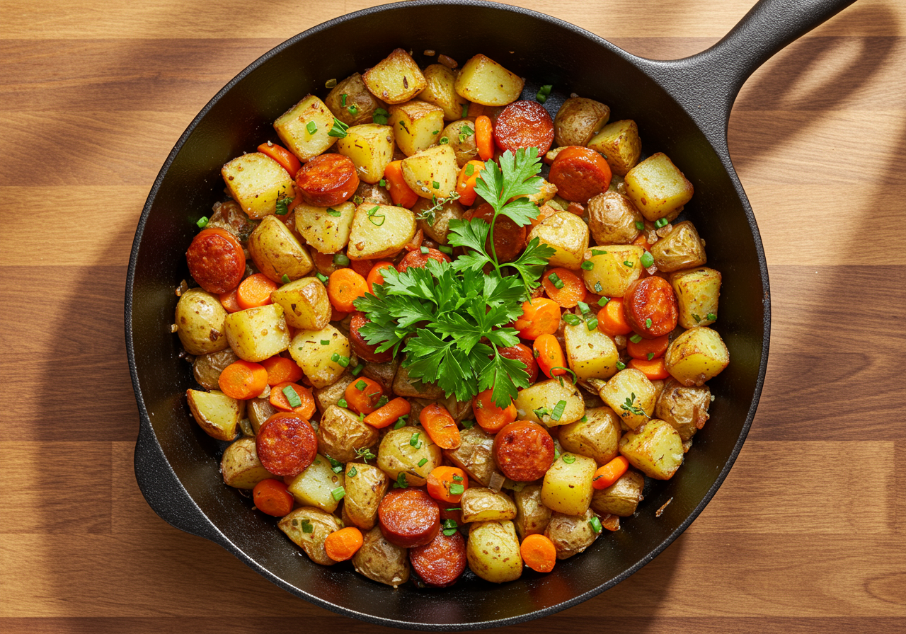 Potato and Chorizo Spanish Hash