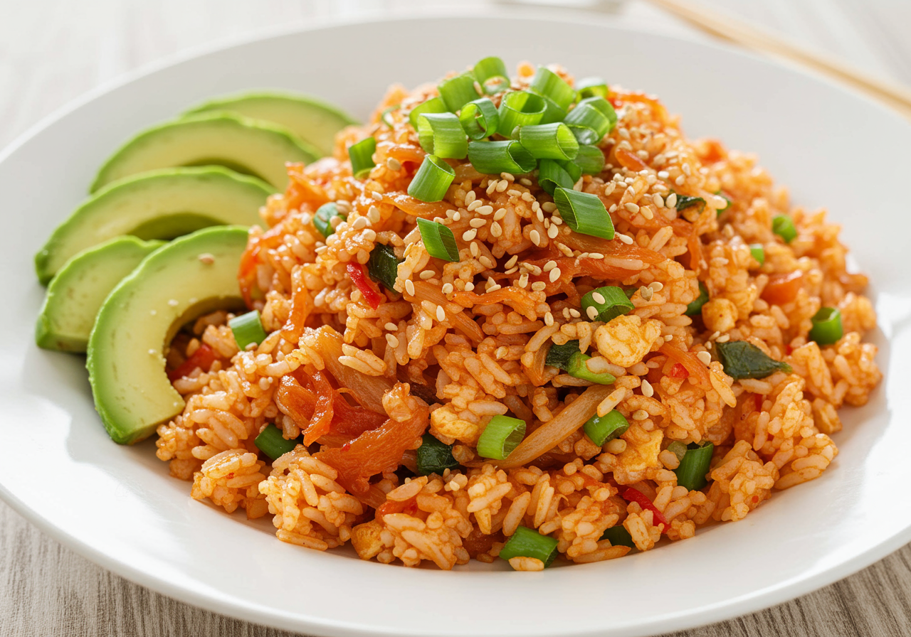 Kimchi Fried Rice (Dairy-Free, Gluten-Free)