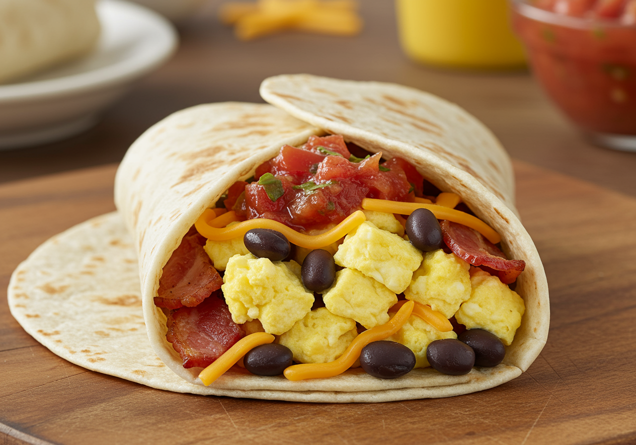 High-Protein Breakfast Burrito