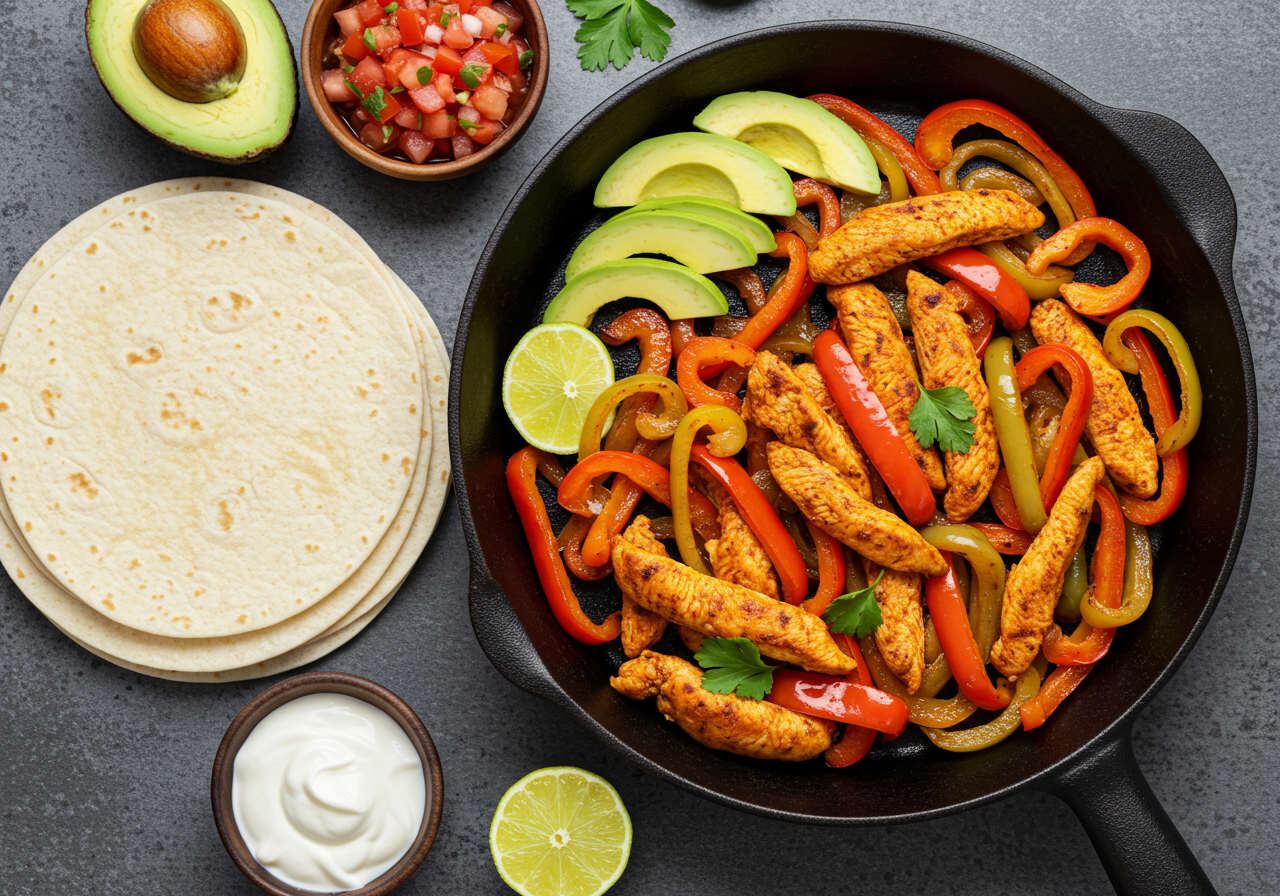 Quick & Easy Chicken Fajitas