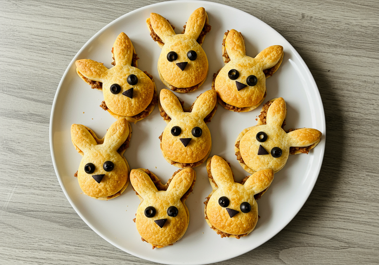 Easter Bunny Quesadillas