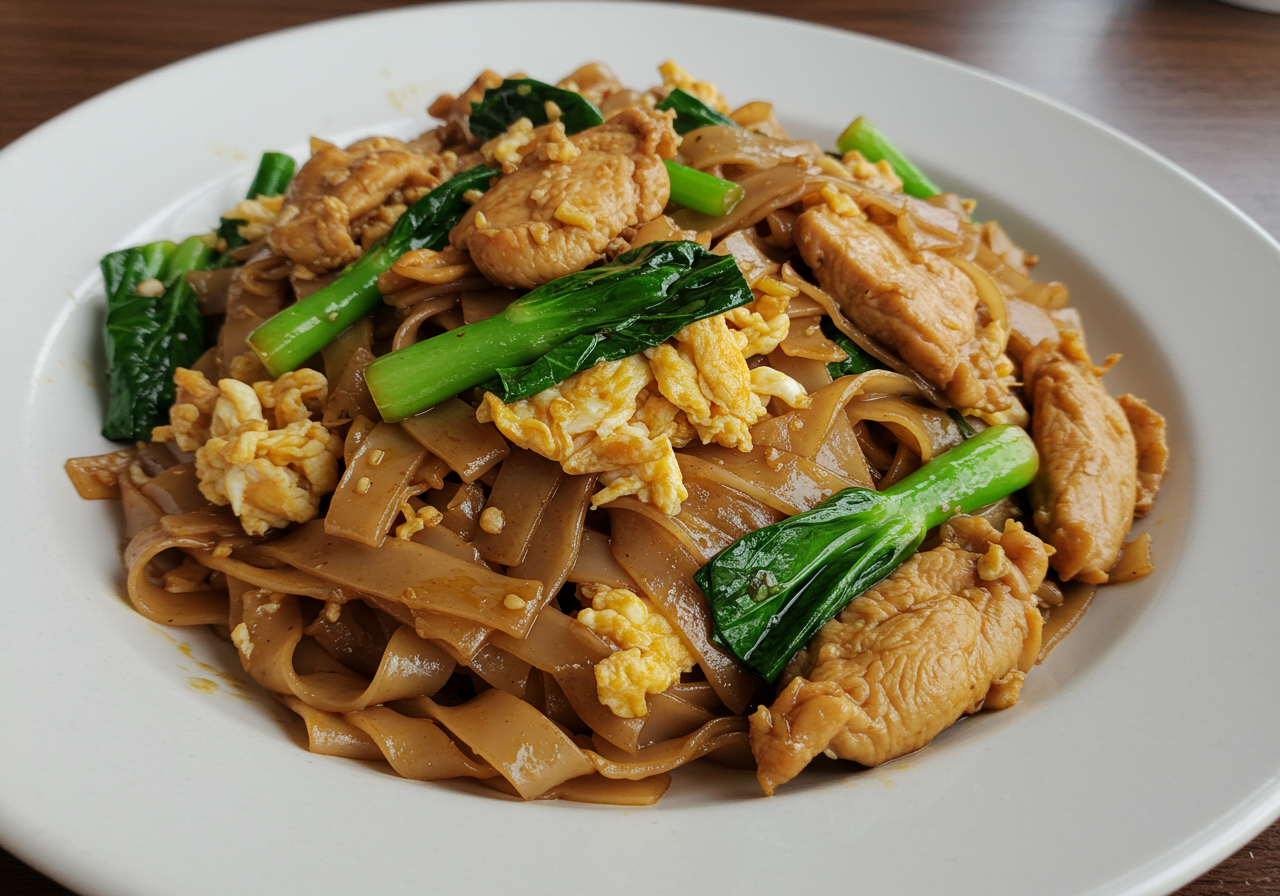 Pad See Ew with Chicken