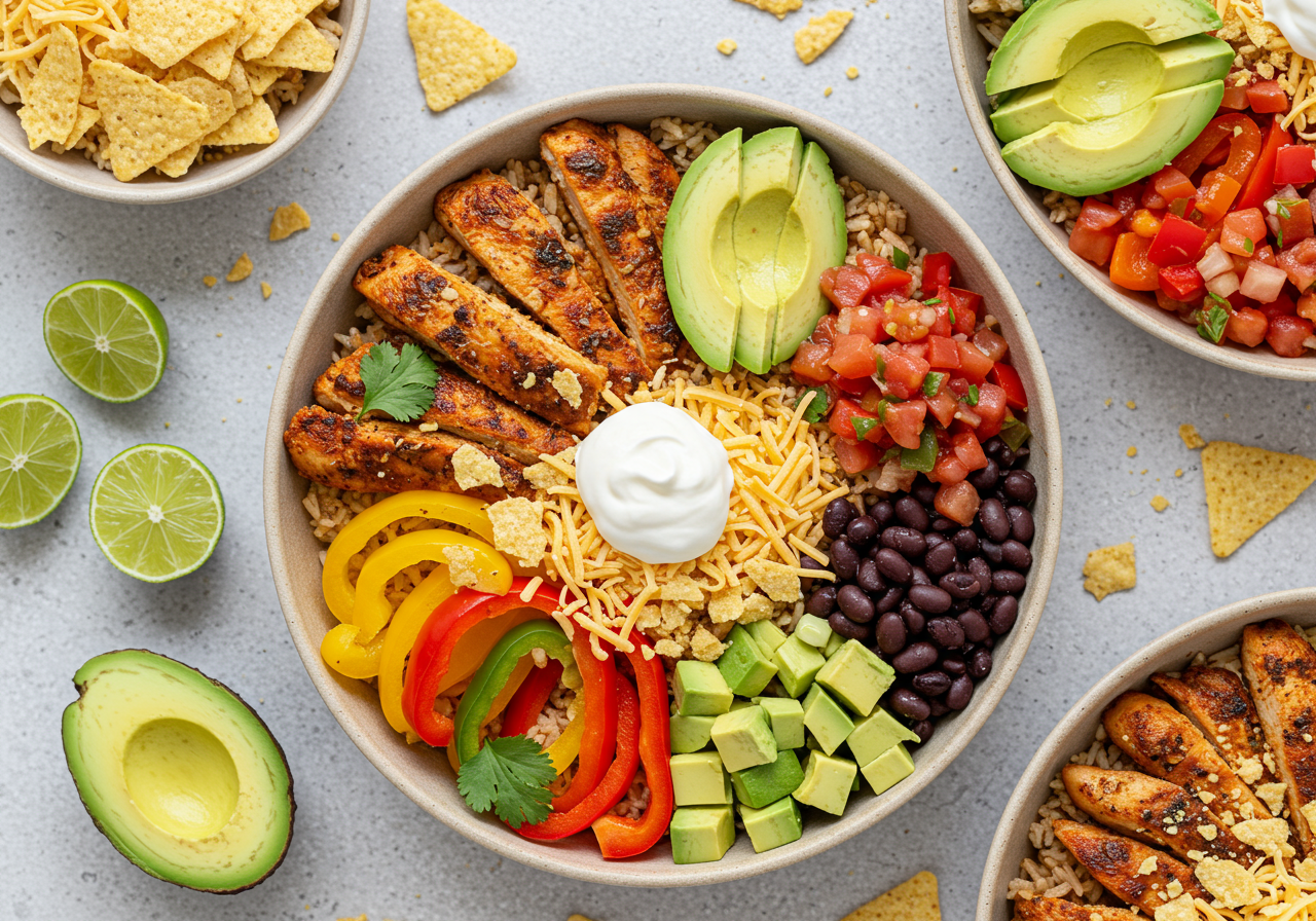 Chicken Taco Fiesta Bowls