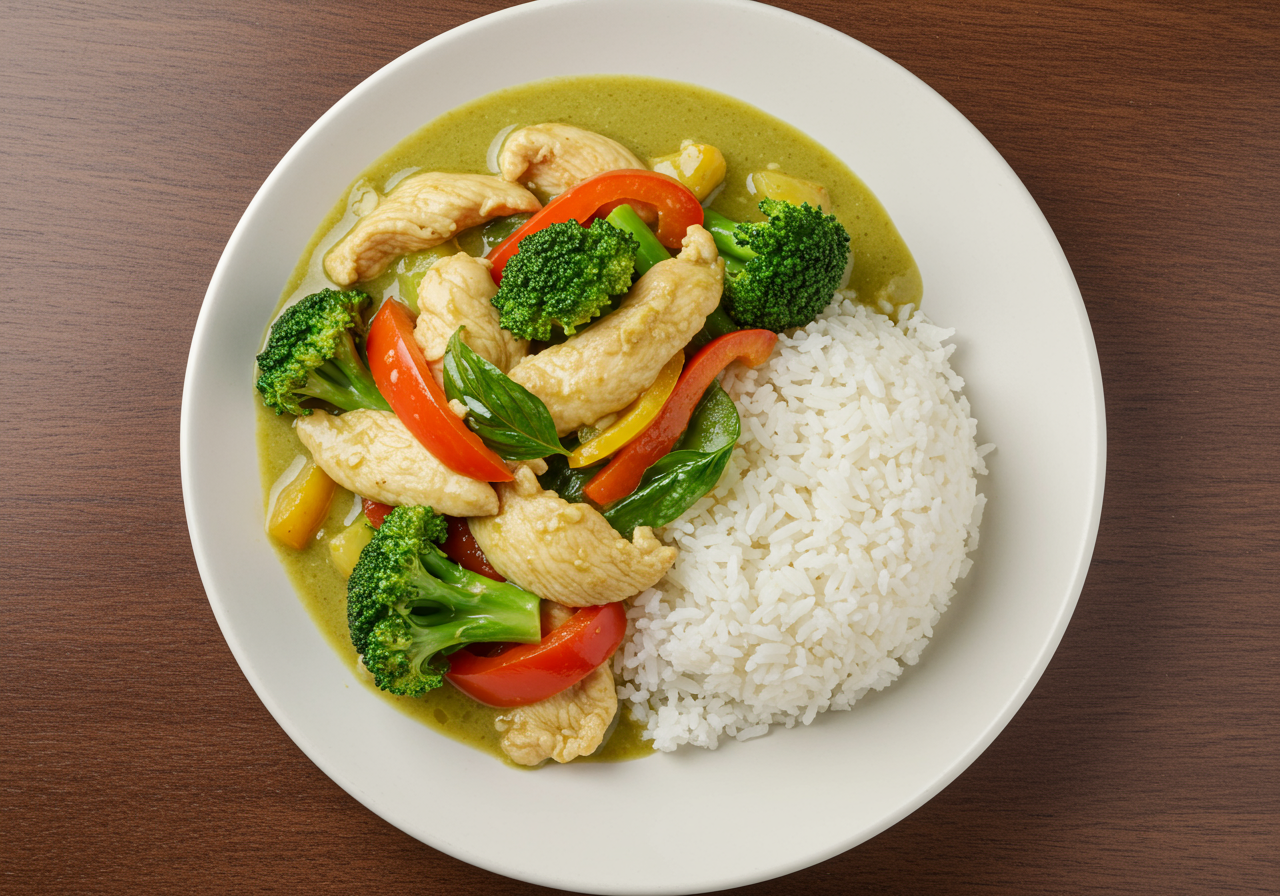 Thai Green Curry Chicken Stir-Fry