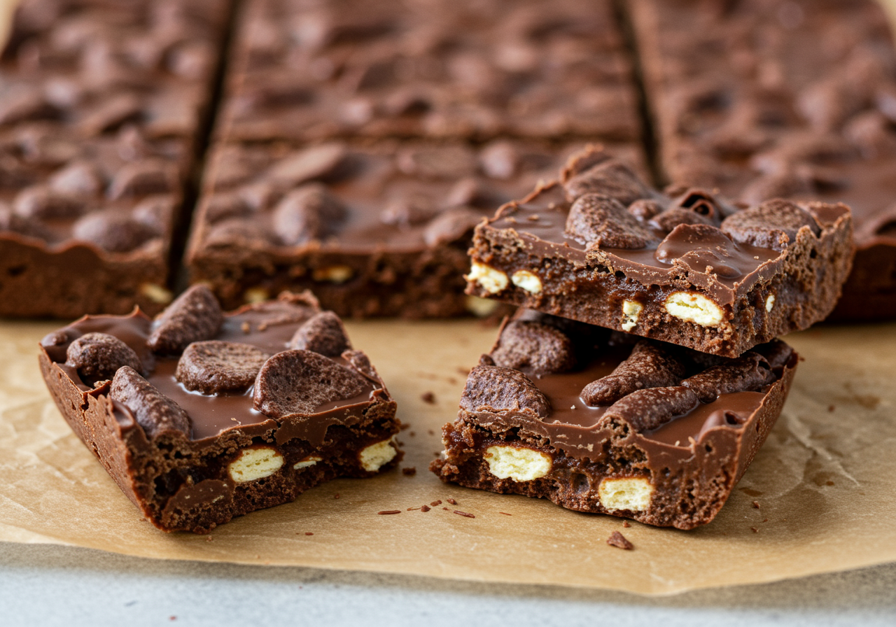 Ultimate Chocolate Flake Dream Bars