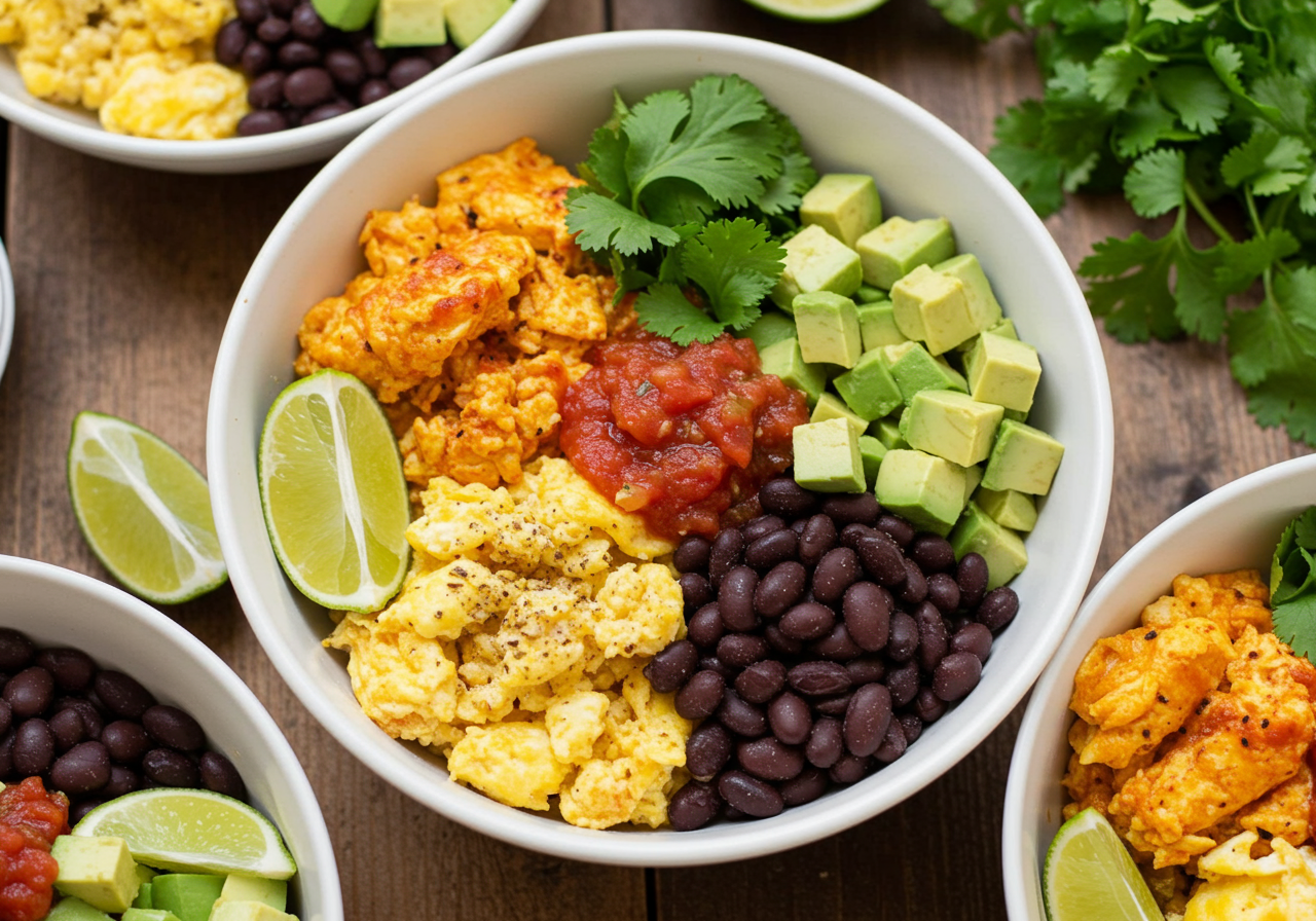 Mexican Breakfast Burrito Bowls