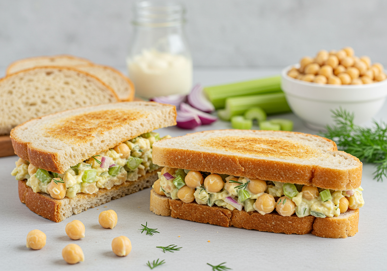 Vegan Chickpea Salad Sandwich