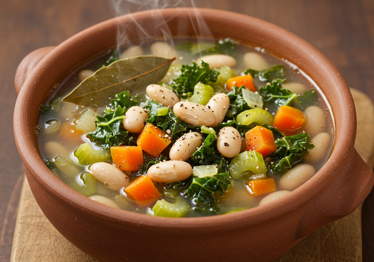 Italian White Bean and Kale Soup