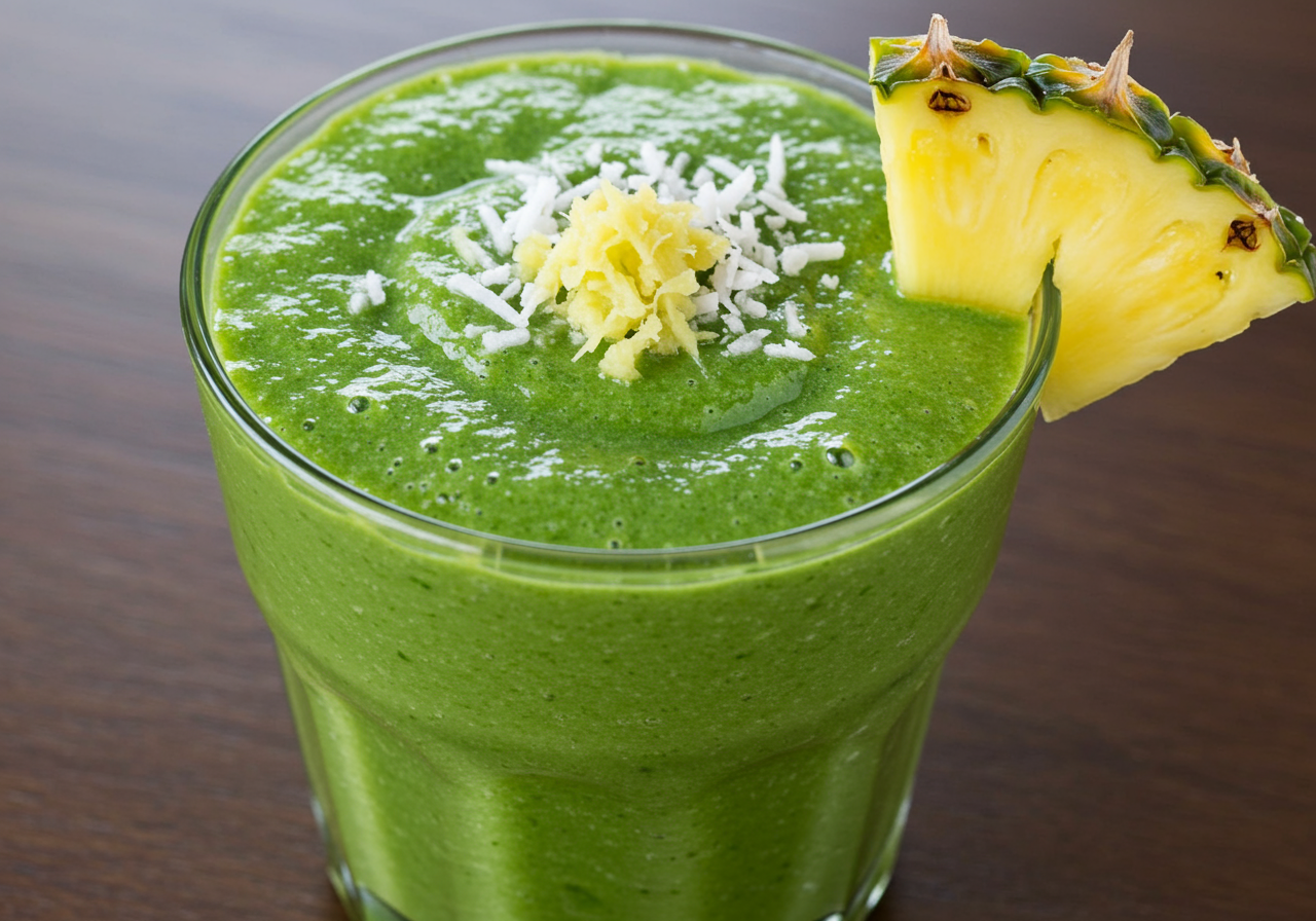 Elevated Tropical Green Smoothie