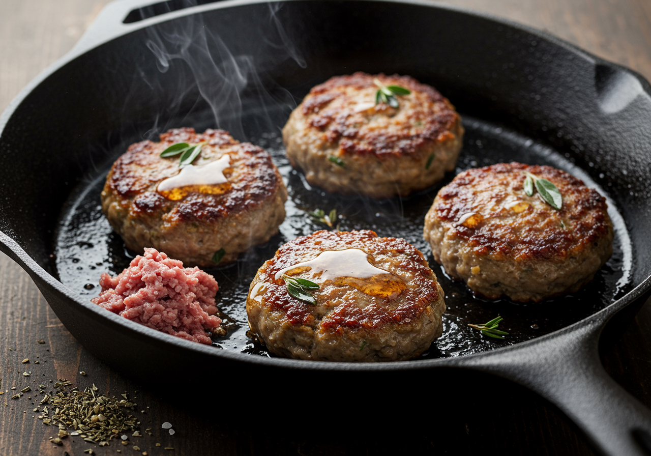 Venison Breakfast Sausage Patties